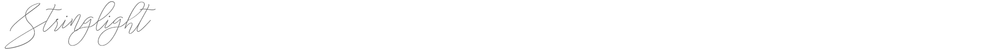 Stringlight Stringlight Demo.ttf font preview